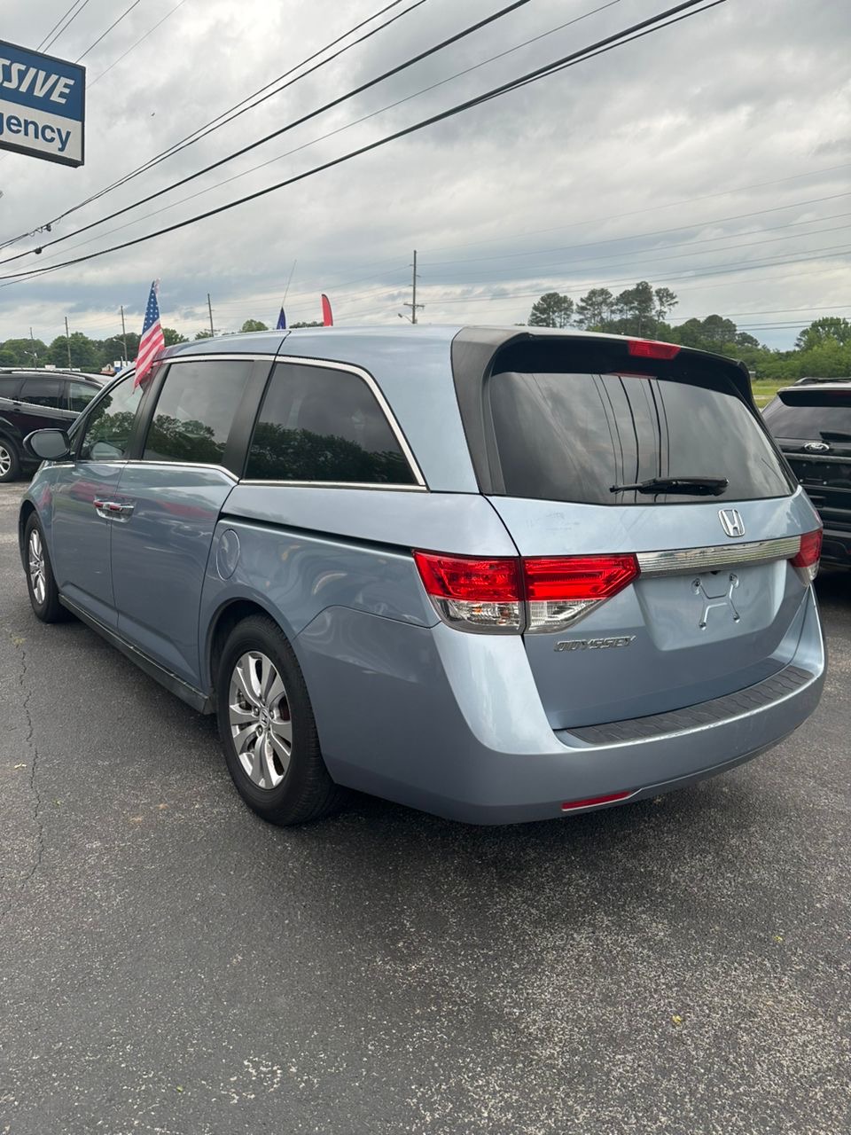 
								Honda Odyssey EX Blue 2014 full									
