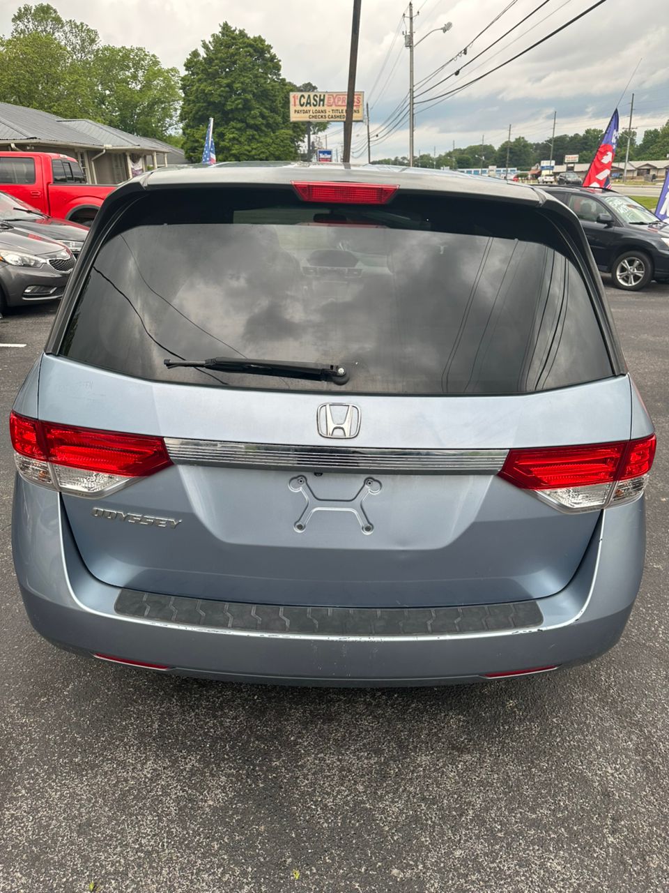 
								Honda Odyssey EX Blue 2014 full									