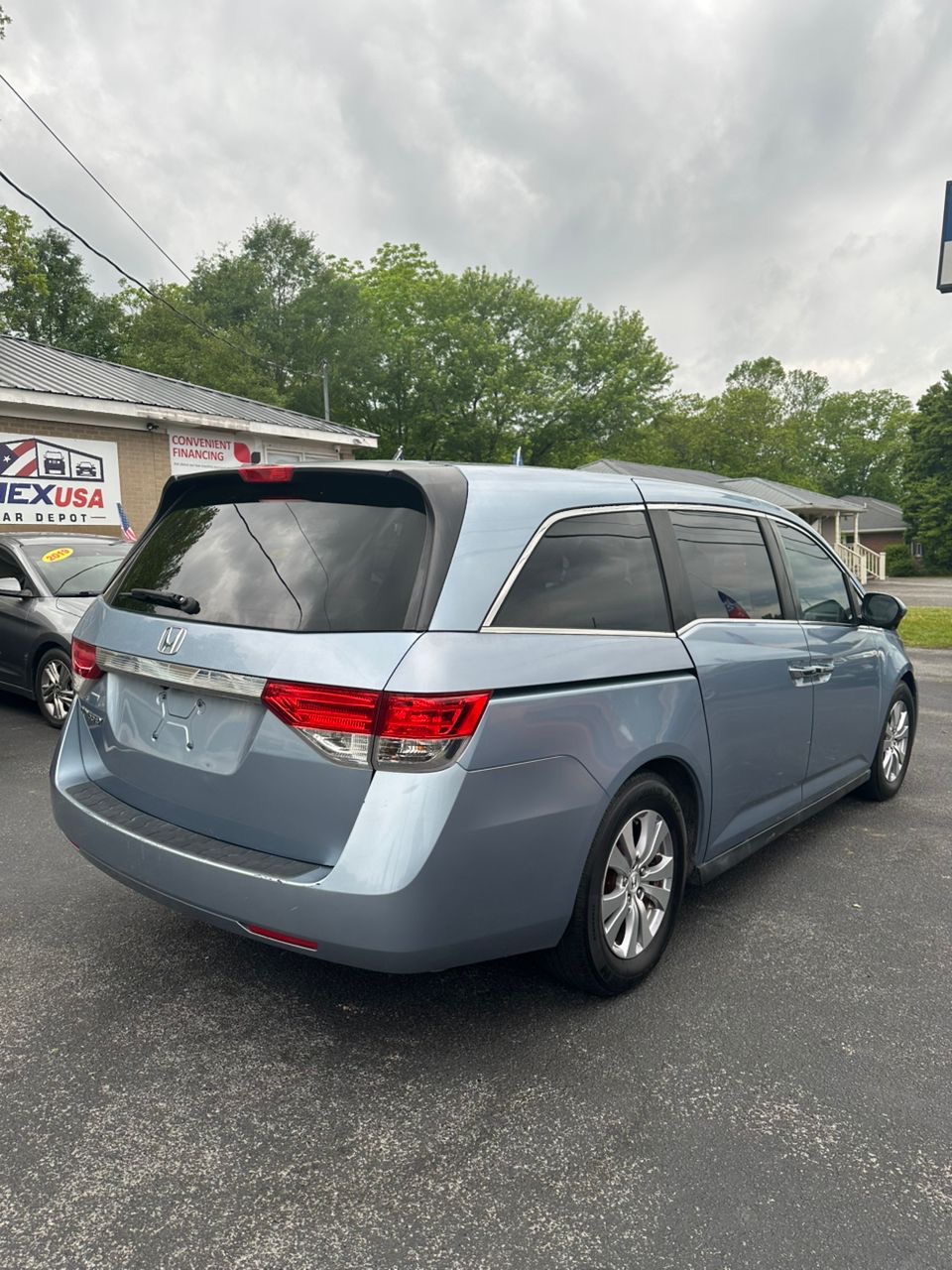 
								Honda Odyssey EX Blue 2014 full									