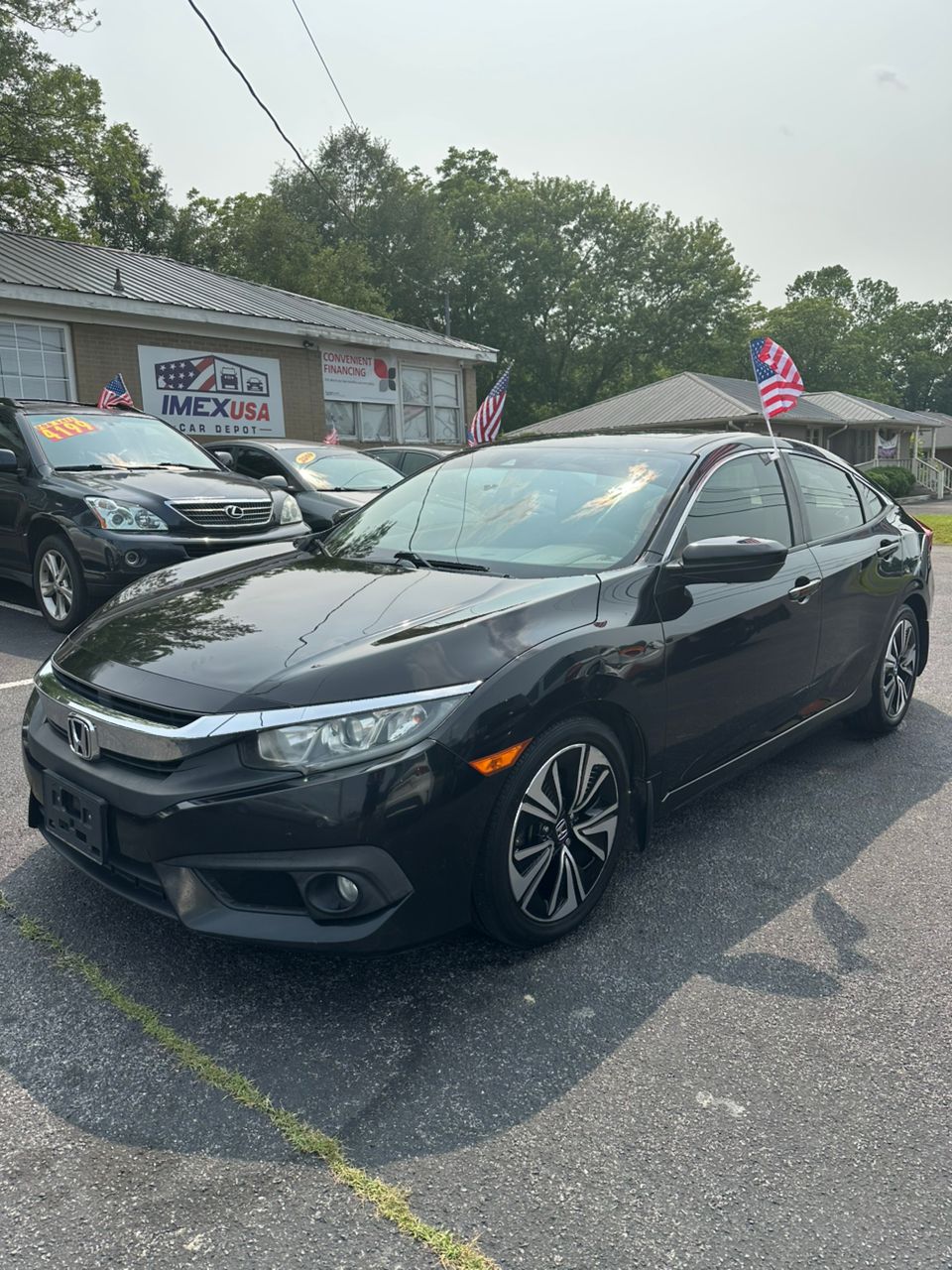 
								Honda Civic Black 2016 full									