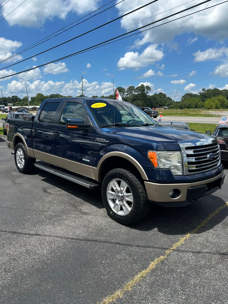 
								Ford F150 Lariat 2013 Blue full									