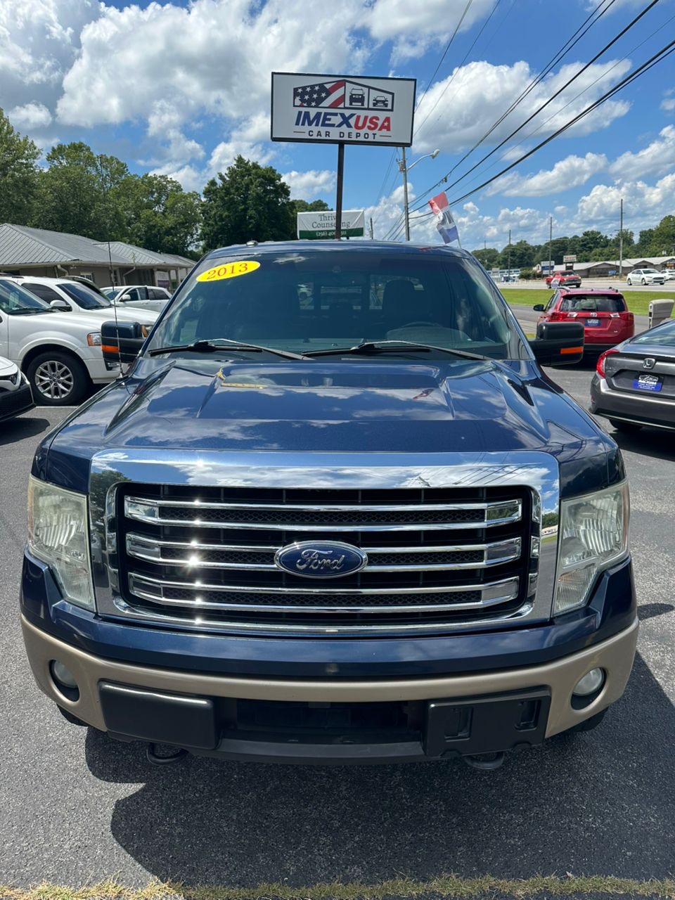 
								Ford F150 Lariat 2013 Blue full									