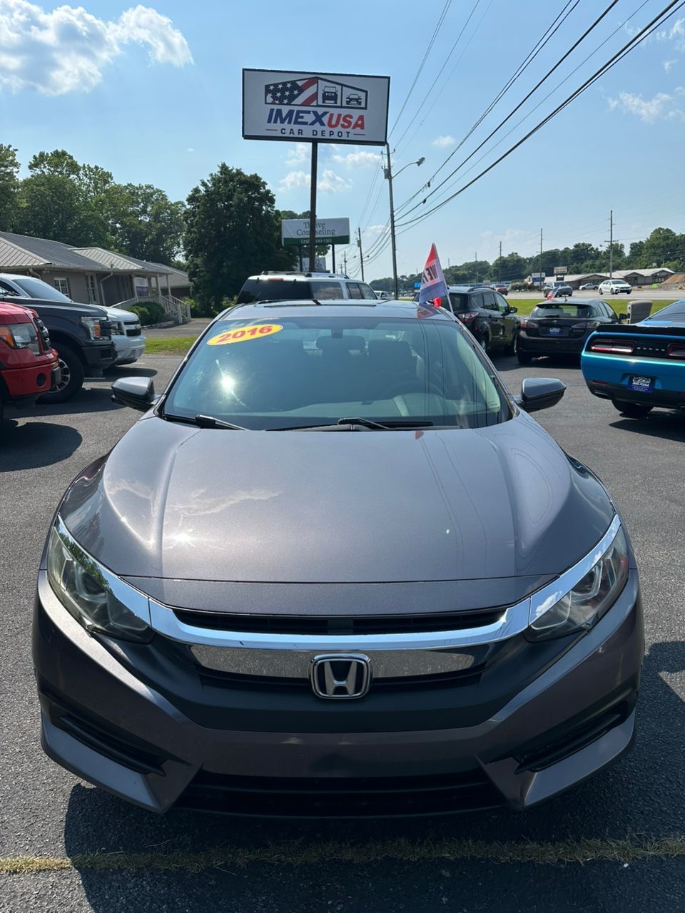 
								Honda Civic Sedan EX Gray 2016 full									