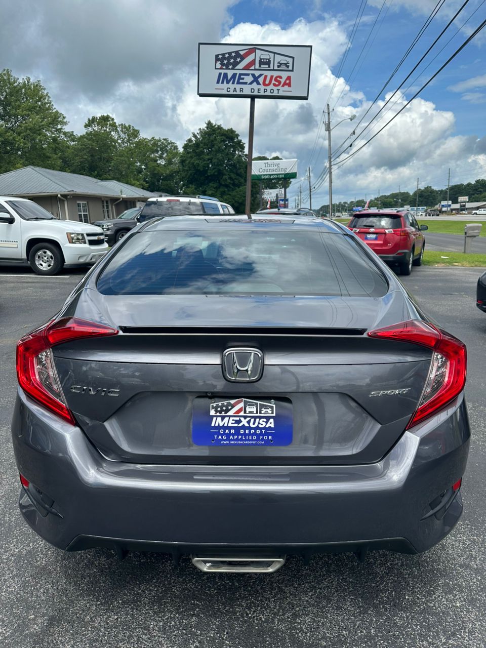 
								Honda Civic Sedan Sport Gray 2019 full									