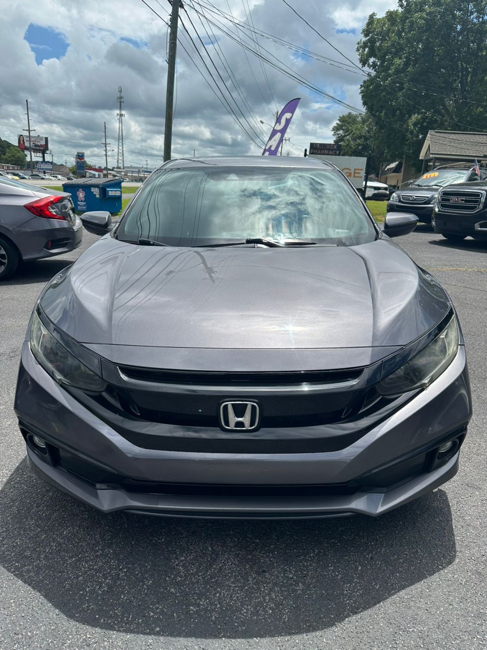 
								Honda Civic Sedan Sport Gray 2019 full									