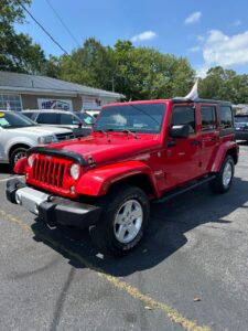 Jeep Wrangler Unlimited Sahara Red 2014