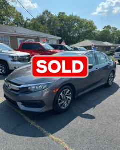 Honda Civic Sedan EX Gray 2016