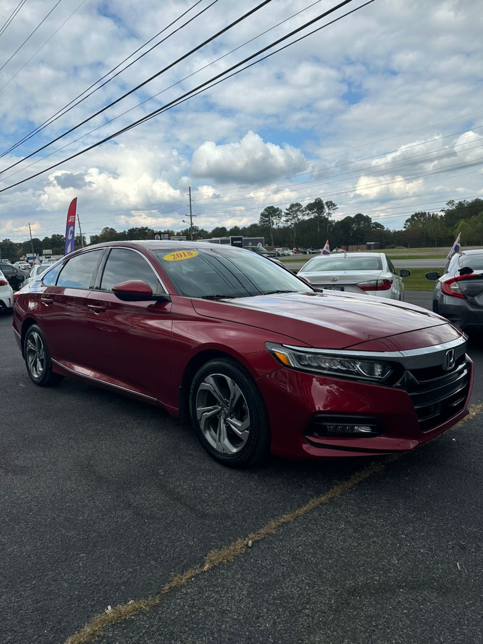 
								Honda Accord Sedan EX Red 2018 full									