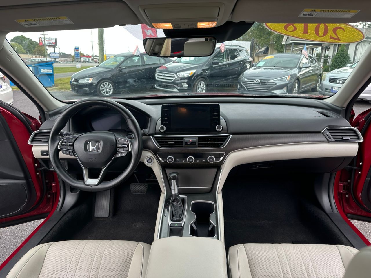 
								Honda Accord Sedan EX Red 2018 full									