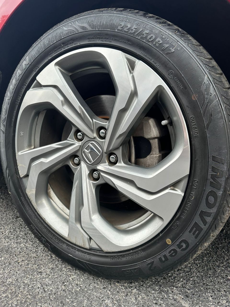 
								Honda Accord Sedan EX Red 2018 full									