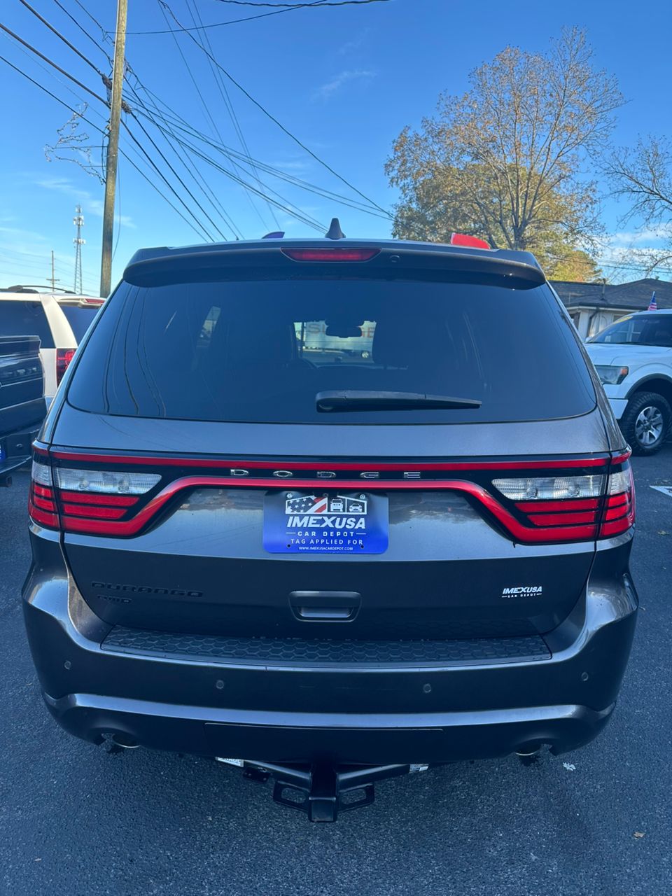 
								DODGE DURANGO SXT SPORT GRAY 2016 full									