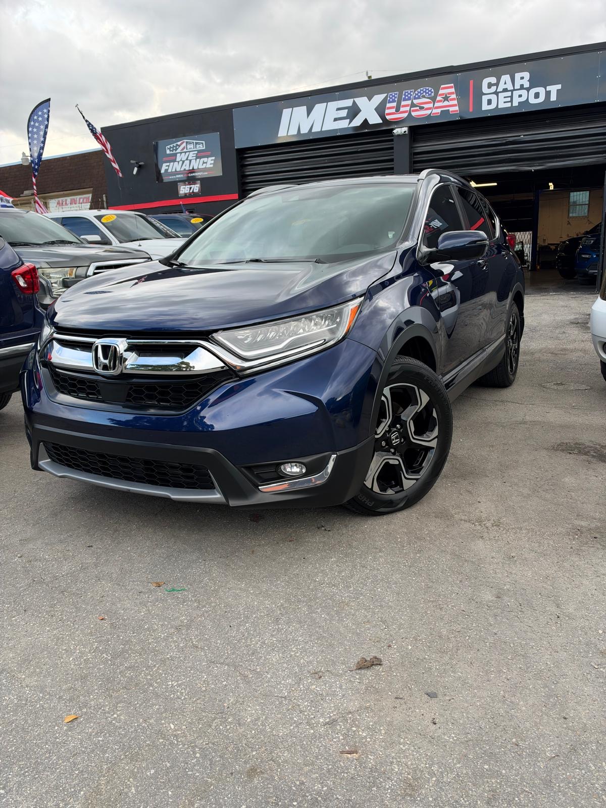 
								Honda CR-V Touring Sport 2017 Blue full									
