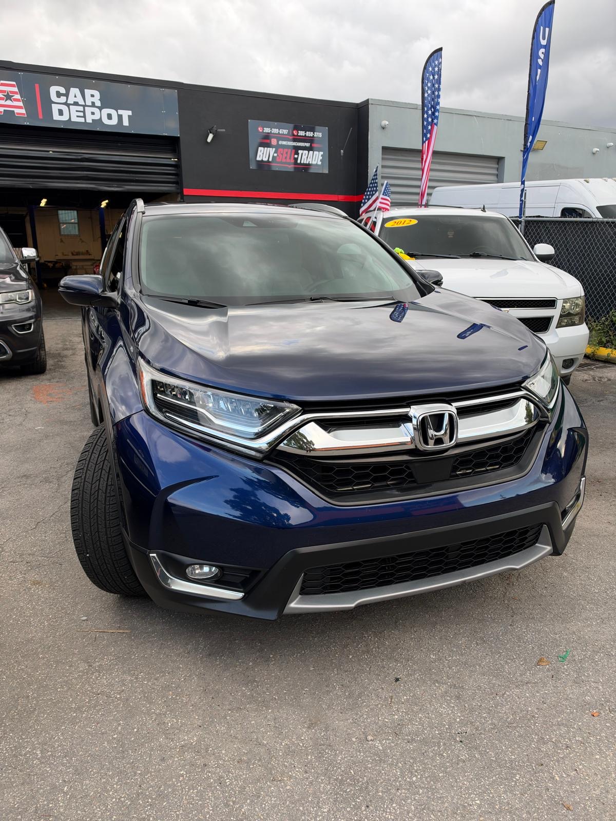 
								Honda CR-V Touring Sport 2017 Blue full									
